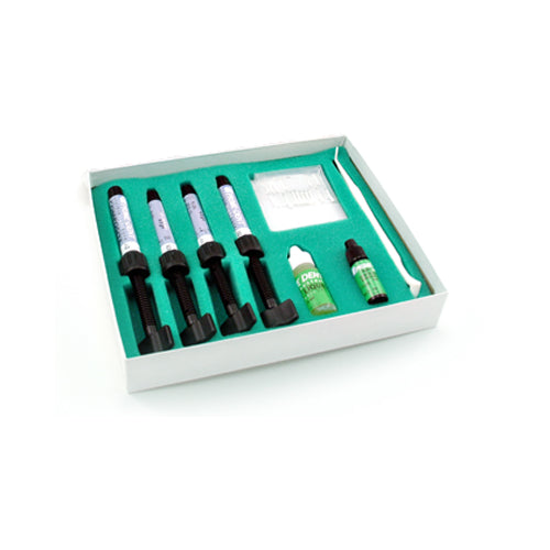 Prime Dental 001-014 Hybrid Composite VLC Visible Light Cure 4 Syringe Kit Prime Dental 001-014 Hybrid Composite VLC Visible Light Cure 4 Syringe Kit